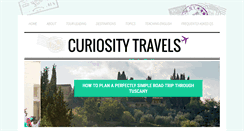 Desktop Screenshot of curiositytravels.org